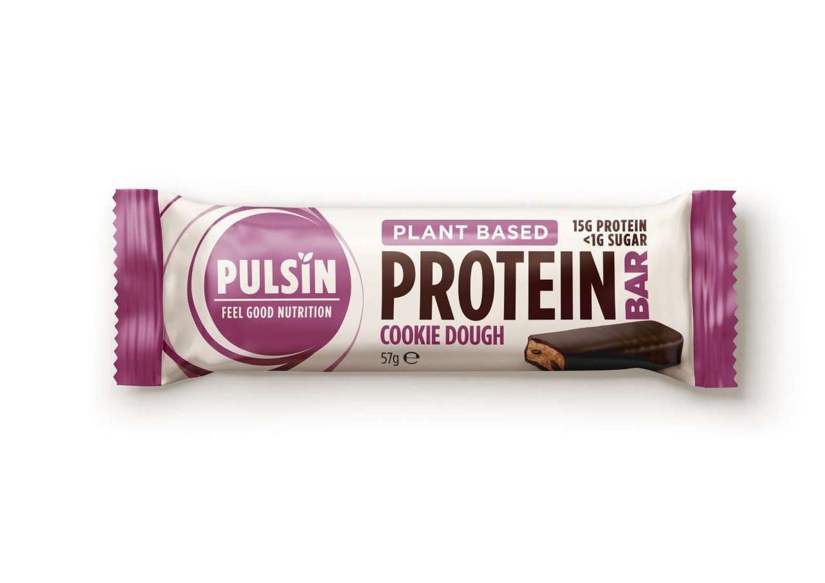 12 x Pulsin Cookie Dough Protein Bar - 57g