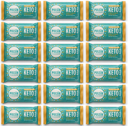 18 x Pulsin Choc Fudge & Peanut Keto Bar - 50g