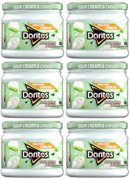 6 x Doritos Sour Cream & Chive Dip 280Gm