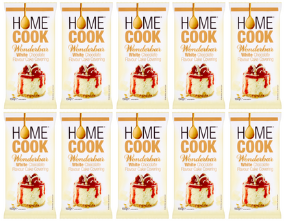 10 x Homecook White Chocolate Cake Covering 150G