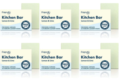 6 x Friendly Soap Kitchen Bar - 95g