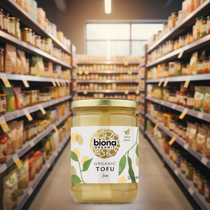 Biona Organic Plain Tofu - Ambient - Jar - 500g