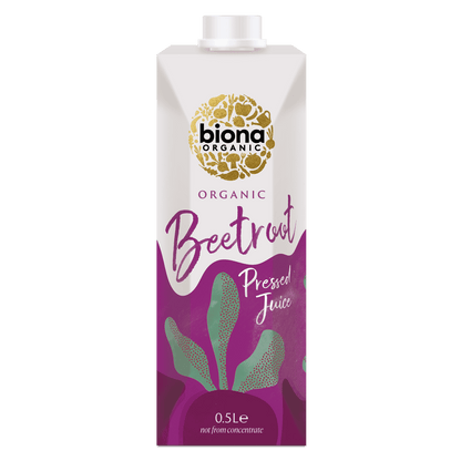 Biona Organic Beetroot Juice - Pressed - Tetra - 500ml