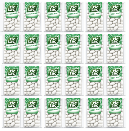 24 x Tic Tac Mint 18Gm