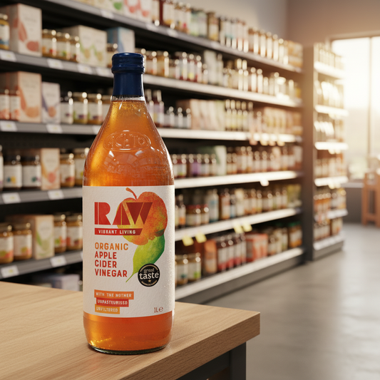 Raw Vibrant Living Raw Org ACV + Mother - 1000ml