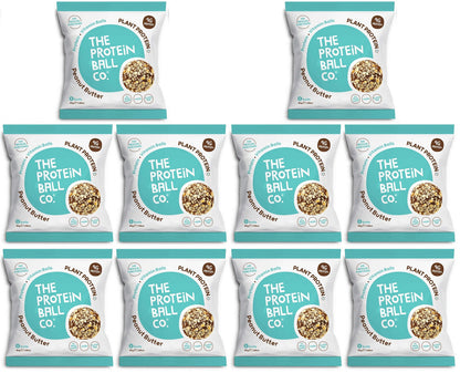 10 x The Protein Ball co Peanut Butter Pro + Vit Balls - 45g