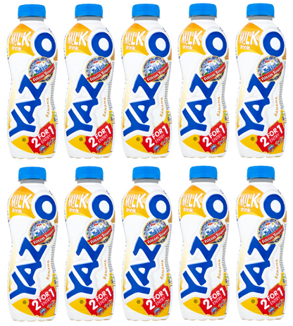 10 x Yazoo Milk Drink Banana 400Ml