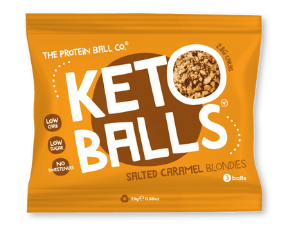 20 x The Protein Ball co Salt/Caramel Blondies Keto Ball - 25g