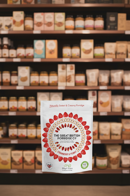 The GB Porridge Strawberry & Peanut Butter - 385g
