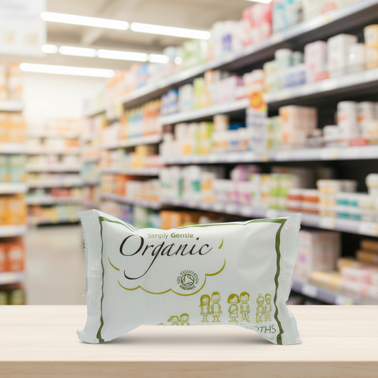 Simply Gentle Organic Cotton Cloths - 30pc