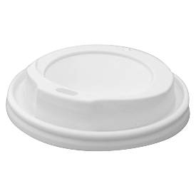 1000 x Hot Cup Lid White 10/12/16Oz - Huh  90Mm