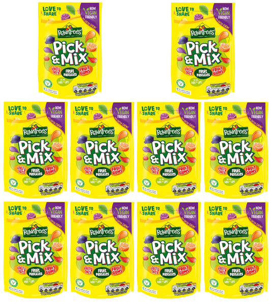 10 x Rowntree Pick & Mix Pouch 150Gm