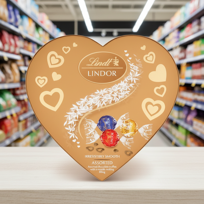 8 x Lindt Lindor Heart Box Assorted 200G