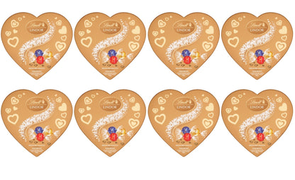 8 x Lindt Lindor Heart Box Assorted 200G