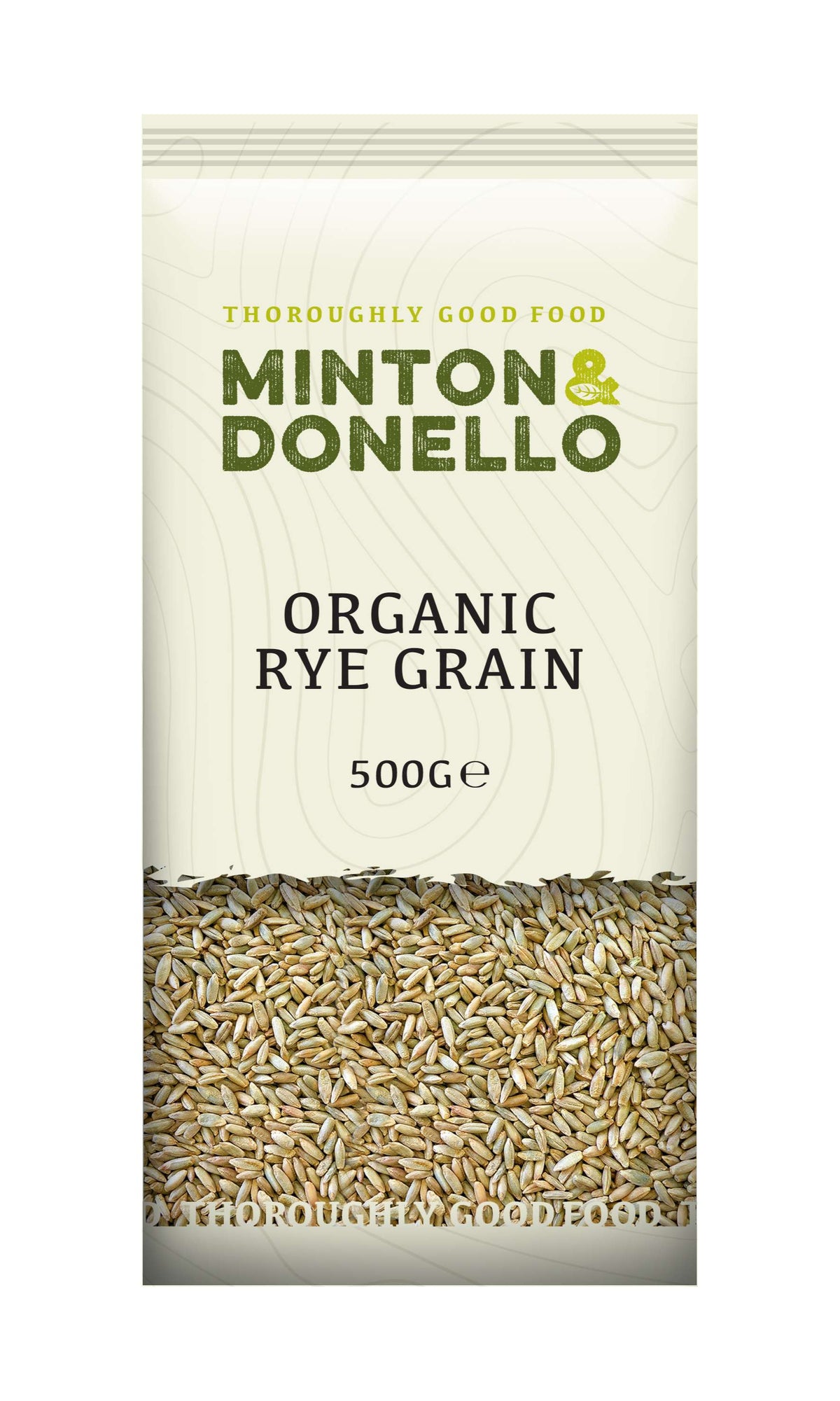 6 x Minton & Donello Organic Rye Grain - 500g