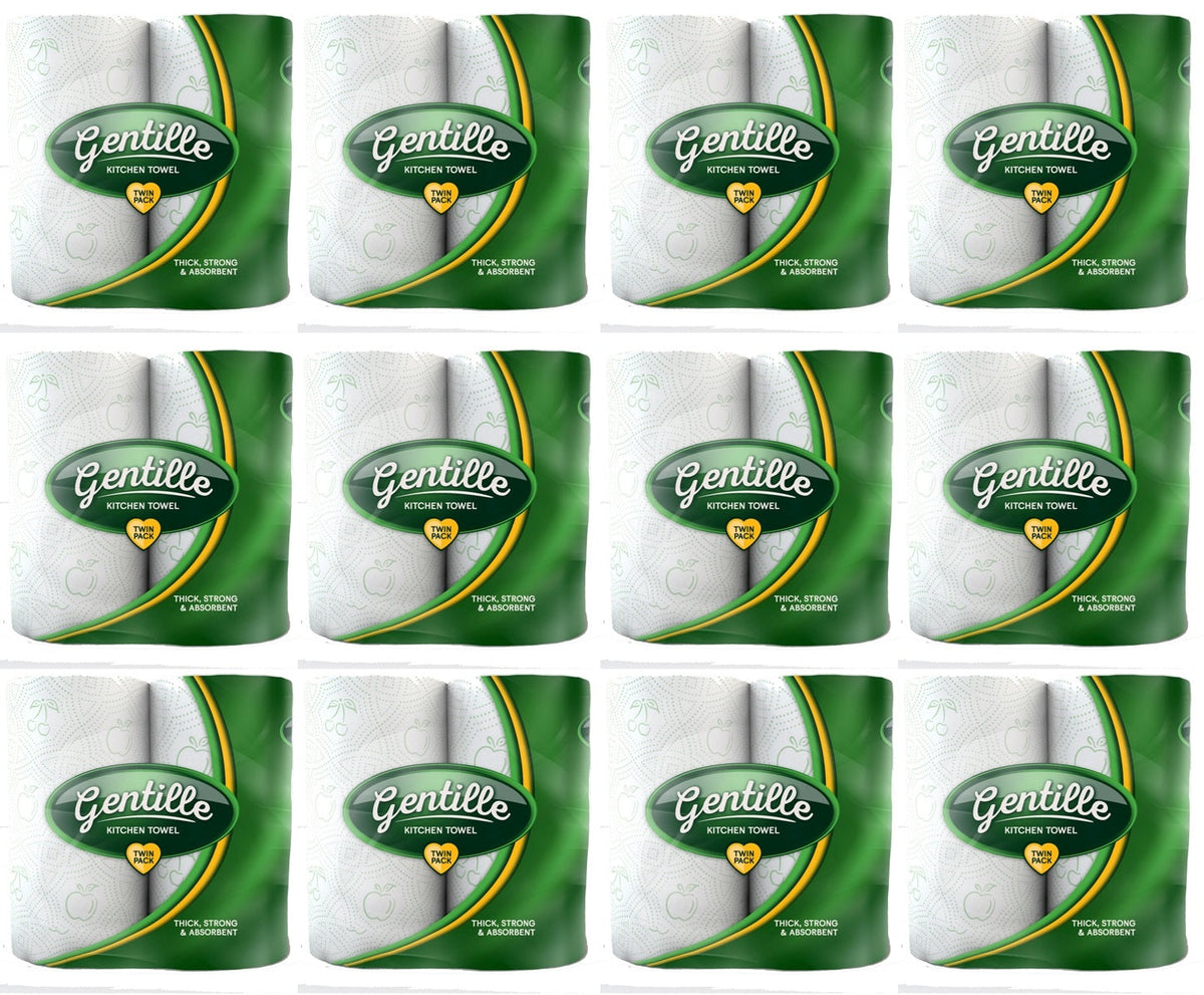 12 x Gentille Kitchen Towel 2 Roll