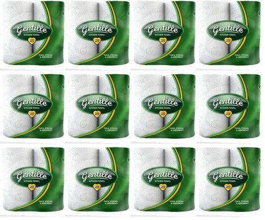 12 x Gentille Twin Pack Kitchen Towel