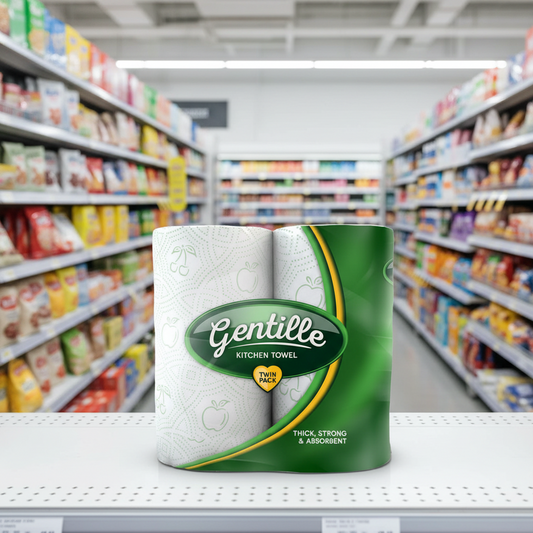 12 x Gentille Kitchen Towel 2 Roll