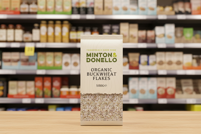 6 x Minton & Donello Organic Buckwheat Flakes - 500g