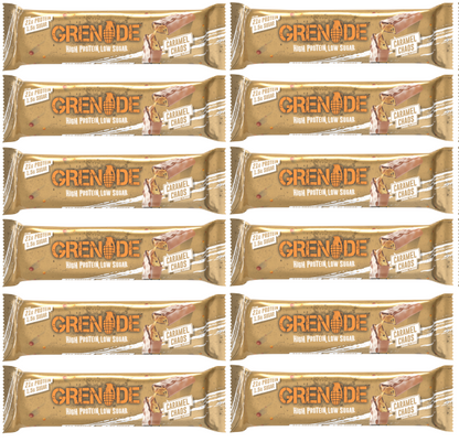 12 x Grenade Carb Killa Caramel Chaos Bar 60Gm