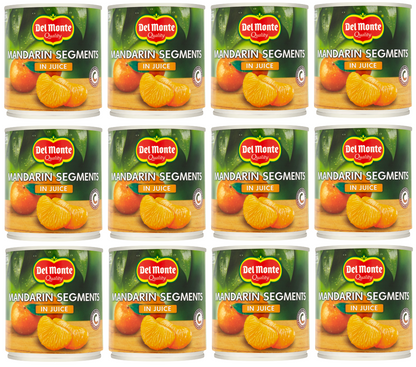 12 x Del Monte - Mandarins In Juice 300Gr