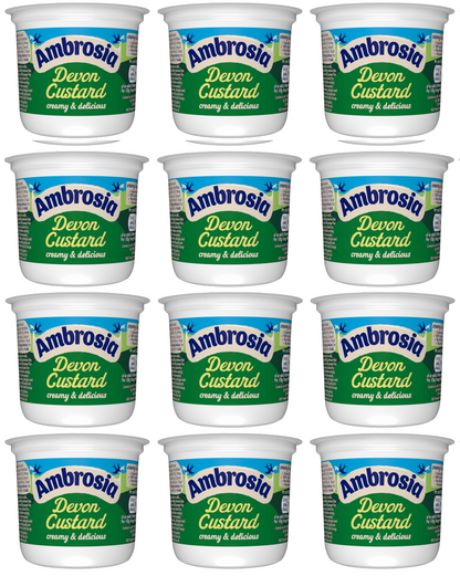 12 x Ambrosia Custard Original Pot 150G