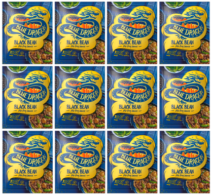 12 x Blue Dragon Black Bean Stir Fry Sauce 120Gm