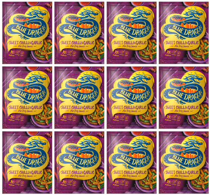 12 x Blue Dragon Stir Fry Sweet Chilli & Garlic 120Gm