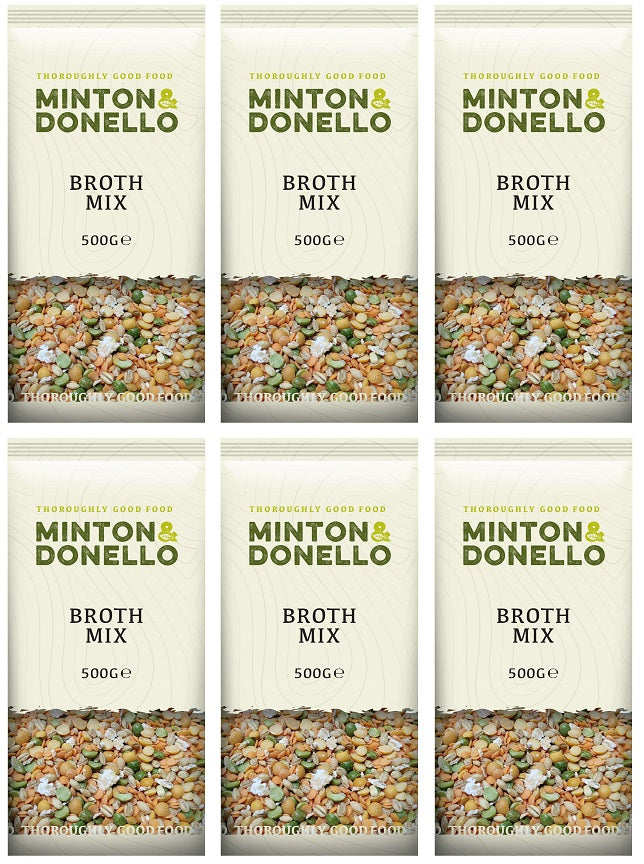 6 x Minton & Donello Broth Mix - 500g