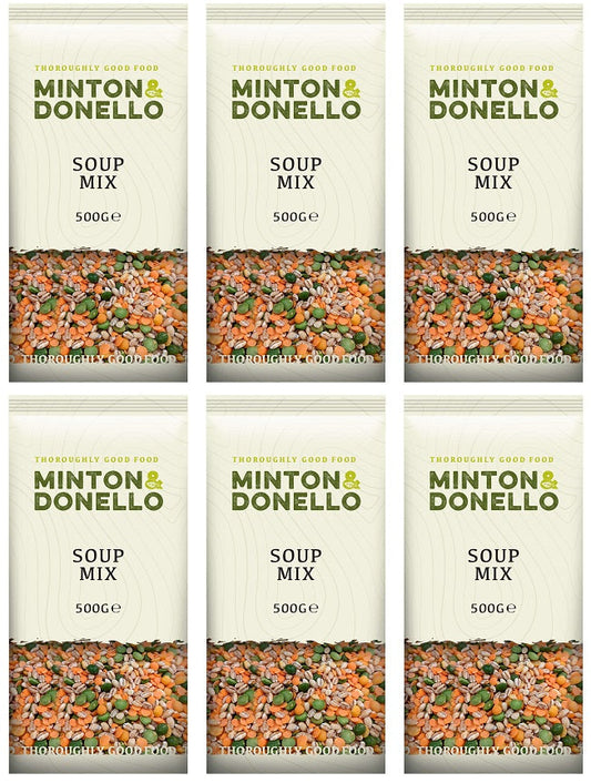 6 x Minton & Donello Soup Mix - 500g