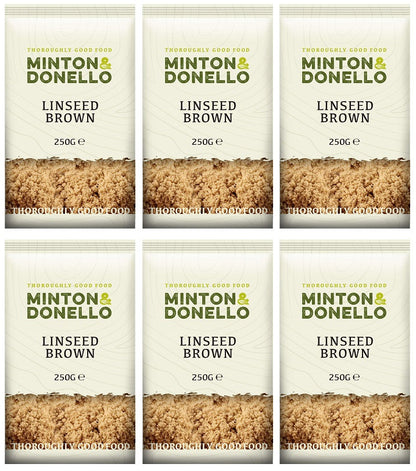6 x Minton & Donello Linseed Brown - 250g