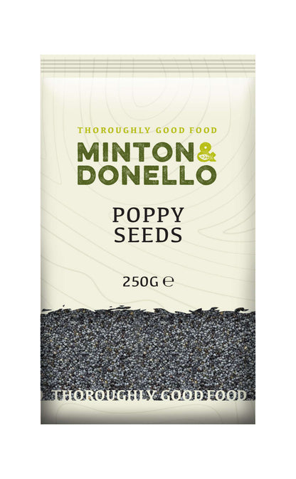 6 x Minton & Donello Poppy Seed - 250g