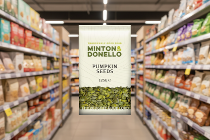 6 x Minton & Donello Pumpkin Seeds - 125g