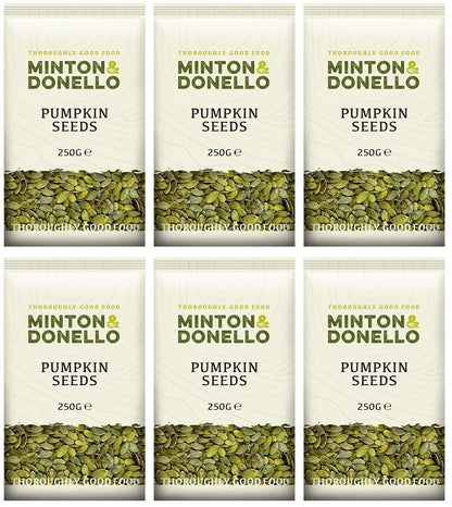 6 x Minton & Donello Pumpkin Seeds - 250g