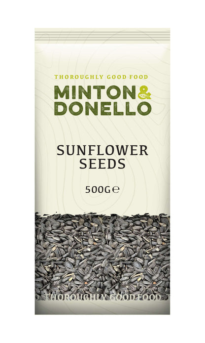 6 x Minton & Donello Sunflower Seed - 500g