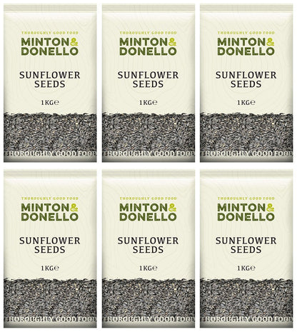 6 x Minton & Donello Sunflower Seed - 1000g
