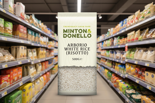 6 x Minton & Donello Arborio White Rice (Risotto) - 500g
