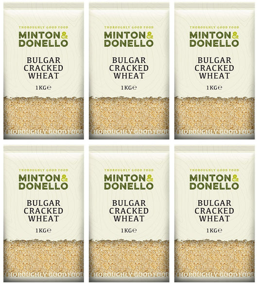 6 x Minton & Donello Bulgar Cracked Wheat - 1000g
