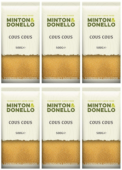 6 x Minton & Donello Cous Cous - 500g