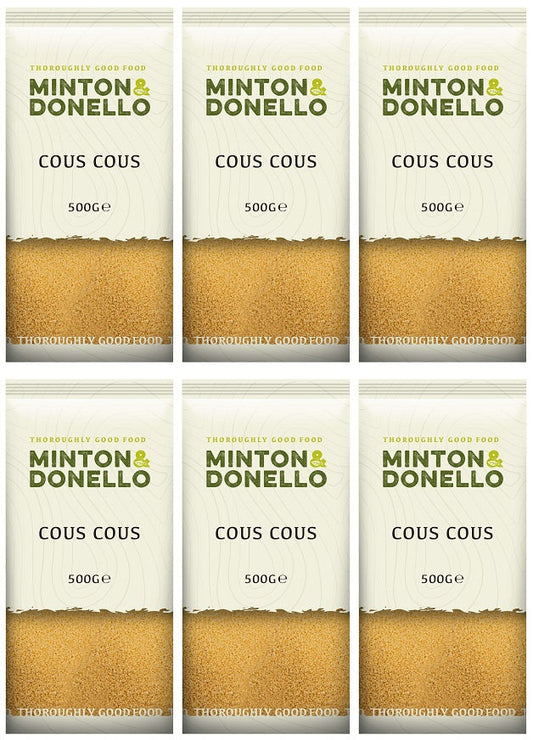 6 x Minton & Donello Cous Cous - 500g