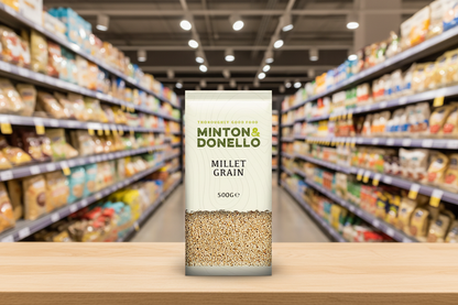 6 x Minton & Donello Millet Grain - 500g