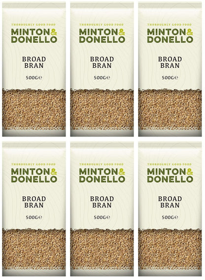 6 x Minton & Donello Broad Bran - 500g