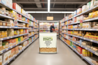 6 x Minton & Donello Honey Toasted Oats - 500g