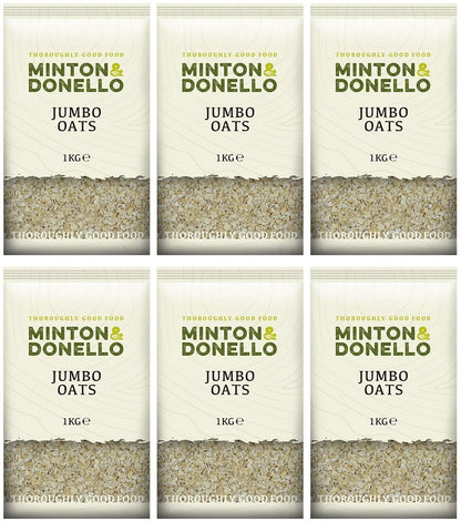 6 x Minton & Donello Jumbo Oats - 1000g