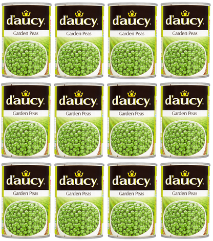 12 x D'Aucy Garden Peas 400G