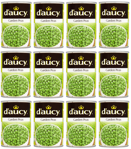 12 x D'Aucy Garden Peas 400G