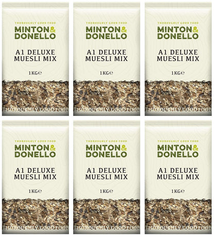 6 x Minton & Donello A1 Deluxe Muesli Mix - 1000g