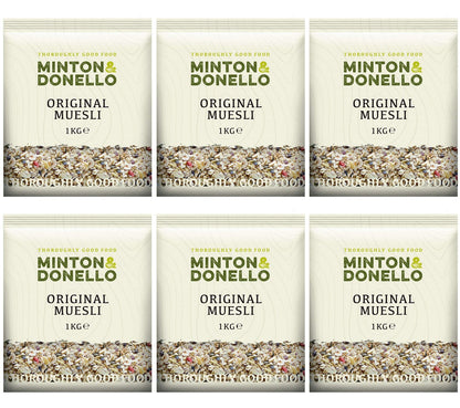 6 x Minton & Donello Original Muesli - 1000g