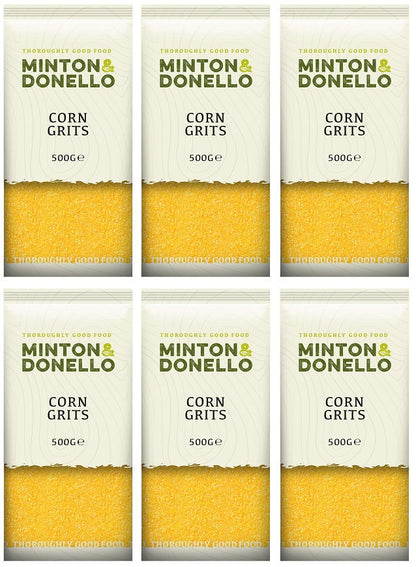 6 x Minton & Donello Corn Grits - 500g