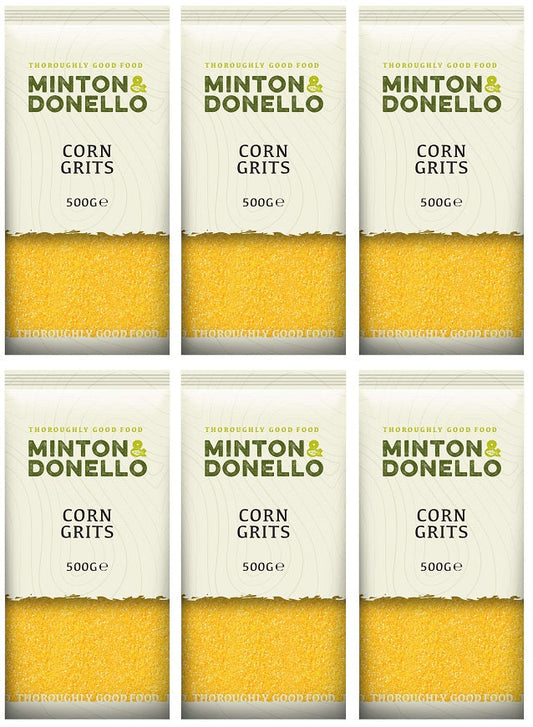 6 x Minton & Donello Corn Grits - 500g